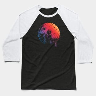 Neon Space Baseball T-Shirt